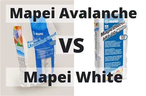 Mapei Avalanche vs Mapei White: 6 Main Differences