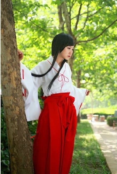 New Inuyasha Cosplay Kikyo Psychic Costume In Anime Costumes From