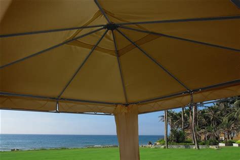 beige gazebo canopy