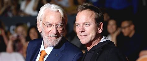 Kiefer And Donald Sutherland Also Played Father And Son In A Film
