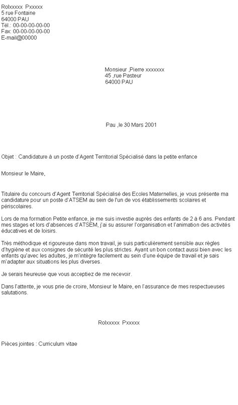 Lettre de motivation animatrice periscolaire  laboitecv.fr