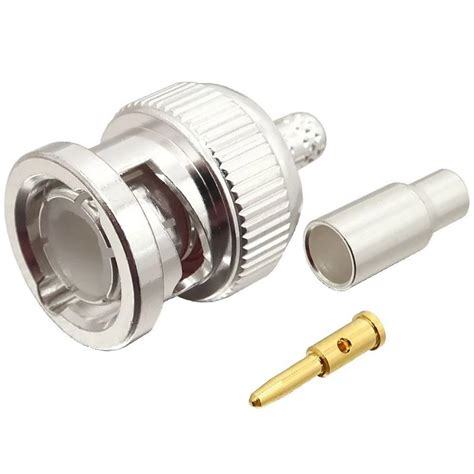 Bnc Male To Double Bnc Female Cctv Rg Connector Pack