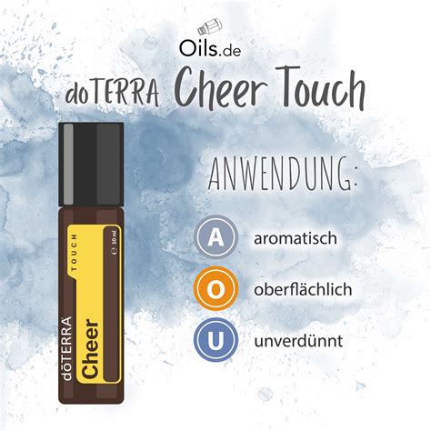 Doterra Cheer Touch Erbauende Mischung Roll On 10ml