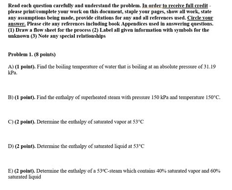 Solved Read Each Question Carefully And Understand The