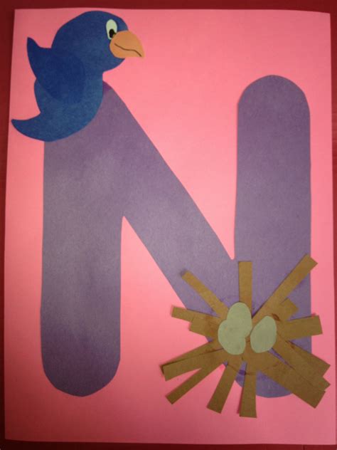 Letter N Crafts Printable