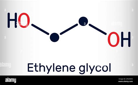 Ethylene Glycol Diol Molecule It Is Used For Manufacture Of Polyester