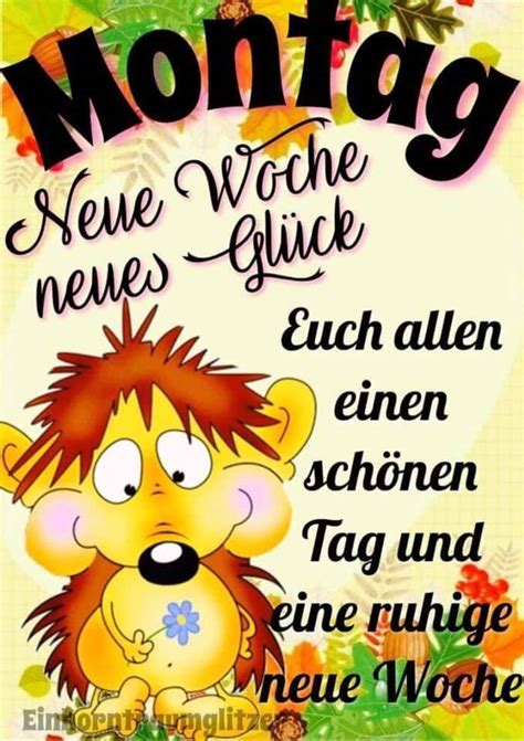 Kommen wir als erstes zu schönen bildern, die man seinen kontakten als morgendlichen gruß zukommen lassen kann. Schönen Montag Bilder - Lustig Guten Morgen Montagsgrüße