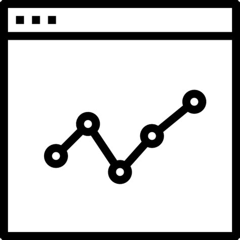 Line Chart Srip Lineal Icon