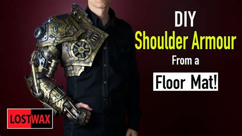 How To Make Steampunk Shoulder Armor Eva Foam Armor Templates For Steampunk Costume Ideas Youtube