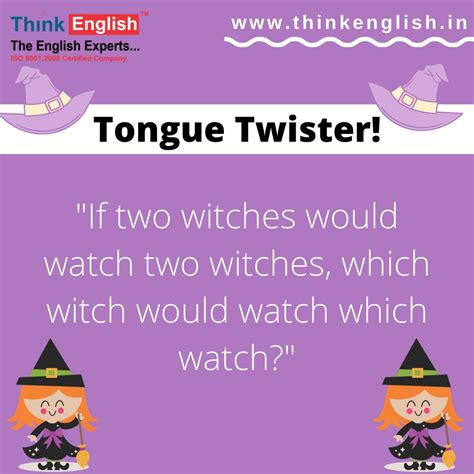 Tongue Twister Thinkenglish Tongue Twisters Learn English Daily