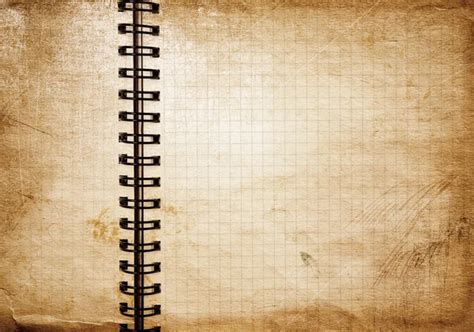 Blank Old Textured Notebook ⬇ Stock Photo Image By © Adypetrisor 2435233