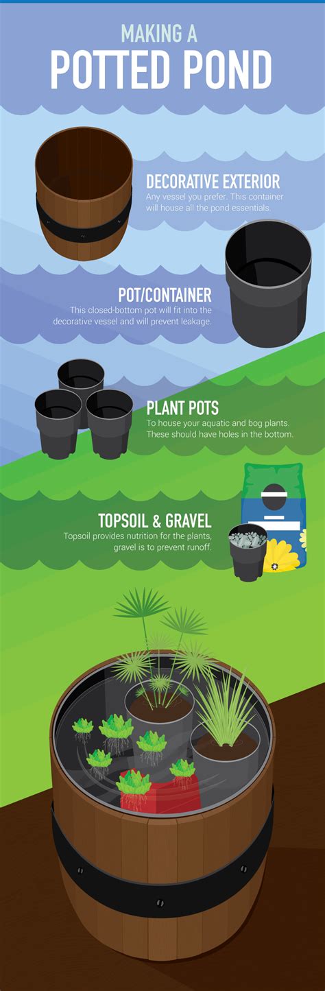 Nothing is more relaxing than the sound of moving water in the garden. How to Build and Maintain Potted Ponds | Partselect.com