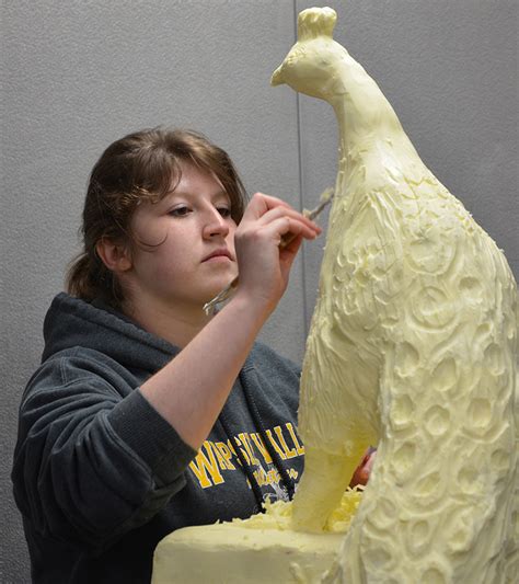 Spread The News Uiu To Unveil Butter Peacock At State Fair Upper