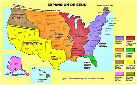 Mapa Territorial De Estados Unidos