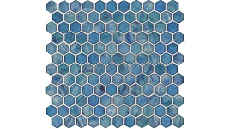 Deep Blue Mosaics Decor Tiles