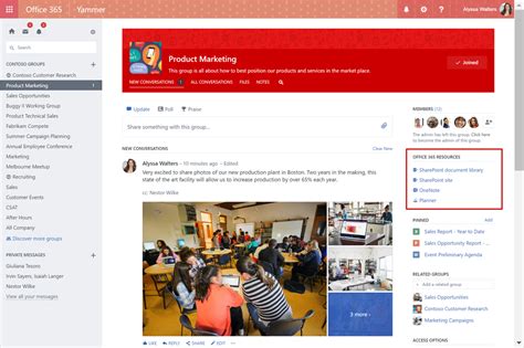 yammer now integrates with office 365 groups automatically giving all new yammer groups a