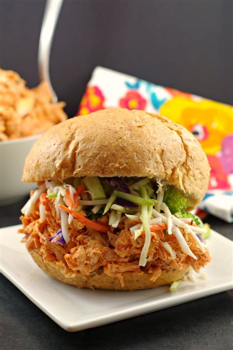 Shredded Buffalo Chicken Sandwich No Cook Food Meanderings