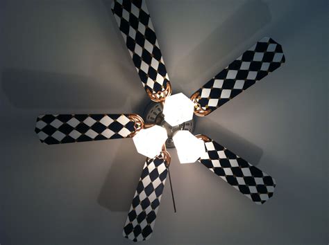 Posted on august 9, 2013 by thediygirlseptember 10, 2013. Painted ceiling fan...I updated an old wooden ceiling fan ...
