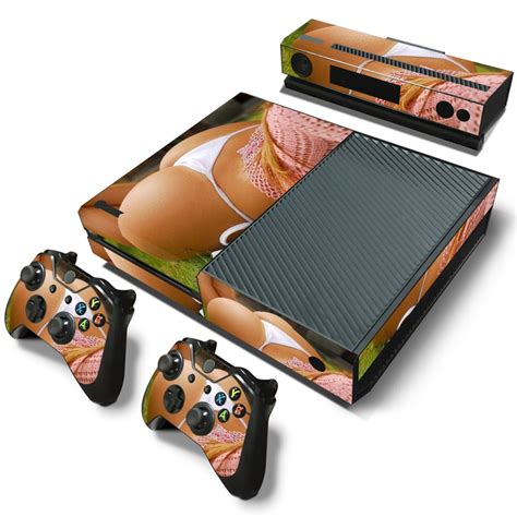 Free Drop Shipping New Sexy Girl Design Skin Stickers For Xboxone Console And Two Controller