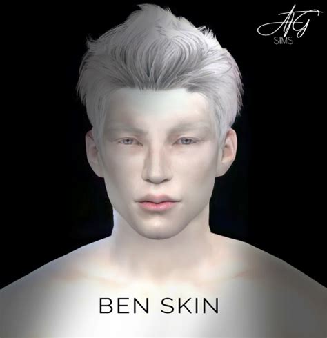 Atg Sims Ben Skin Albino Lenses Ben Skin Skin Details