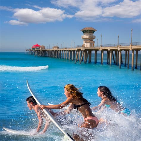 Huntington Beach California Surfing In Huntington Beach