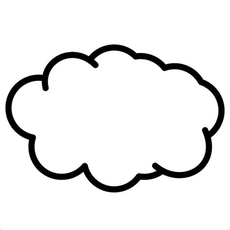 かわいい雲の無料イラスト・商用フリー オイデ43