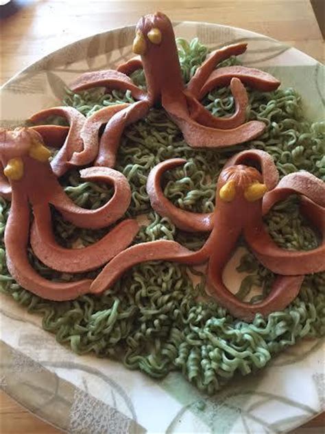 Step by step instruction of cooking salad kraken. Recipe: Creepy Kraken (Sea Monsters) in Seaweed ...