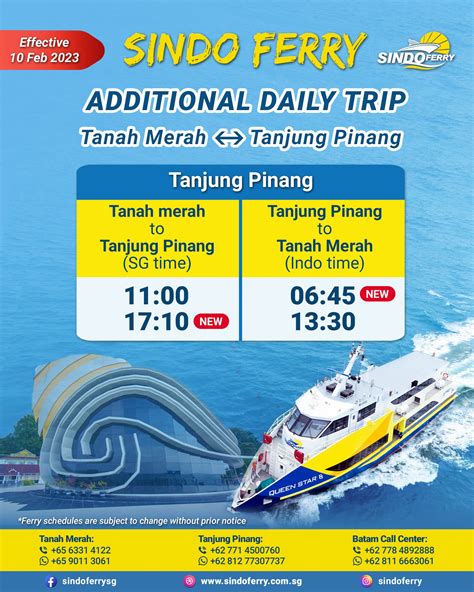 E Voucher Tanjung Pinang Ferry Tickets By Sindo Ferry Flamingo