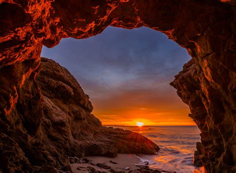 Malibu Sea Cave Malibu Beach Fine Art Landscape Nature Fuj Flickr