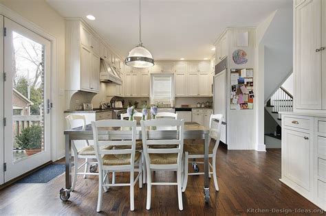 Whitewashing can create instant appeal on your old kitchen cabinets. Pictures of Kitchens - Traditional - Whitewashed Cabinets