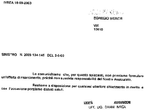 Fac simile lettera disdetta contratto agente di commercio. L'assicurazione casa non paga - I proprietari di casa