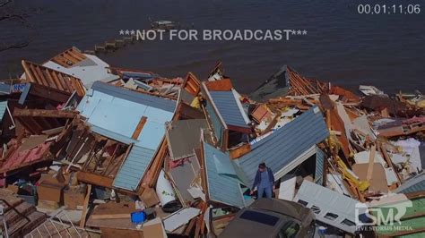 2 24 16 Pensacola Fl Storm Damage Aerial Footage Youtube