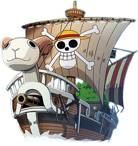 20cm One Piece The Straw Hat Pirates Boat Luffy And Thousand Sunny