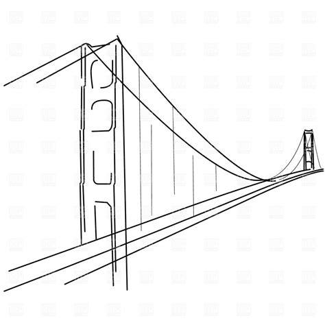 golden gate simple tattoo drawing … Bridge drawing, Bridge tattoo