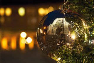 Reflections in baubles  6 festive photo ideas to try this Christmas