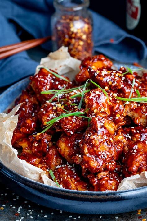Heat the oil in a large skillet over medium heat. The best Korean Fried Chicken - Crispy coated buttermilk fried chicken smothered in a sp… in ...