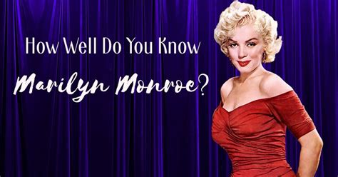 The Marilyn Monroe Quiz