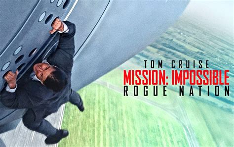 For instance there's a big start with ethan hunt (tom cruise) hanging off the side of but i have to admit that i really like his movies. Mission Impossible - Rogue Nation (2015) - DVD PLANET STORE