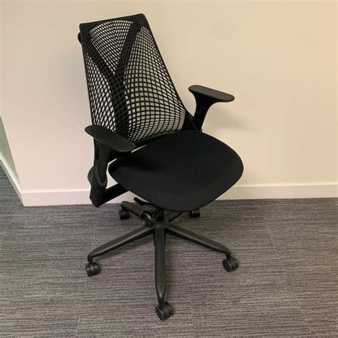 You can only change the seat color from black to slate grey, and there are five. Herman Miller Sayl Task Chair