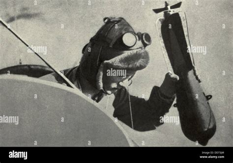 Ww1 Pilot Dropping A Handheld Bombing From His Plane 1914 1918 Bsloc