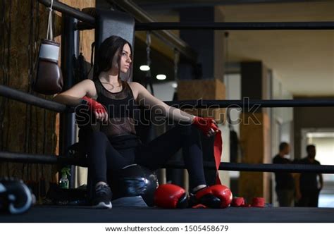 Portrait Boxer Girl Boxing Ring Stock Photo 1505458679 Shutterstock
