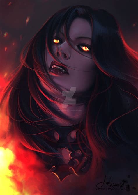 Vampire Queen Vampire Art Dark Fantasy Art Demon Art