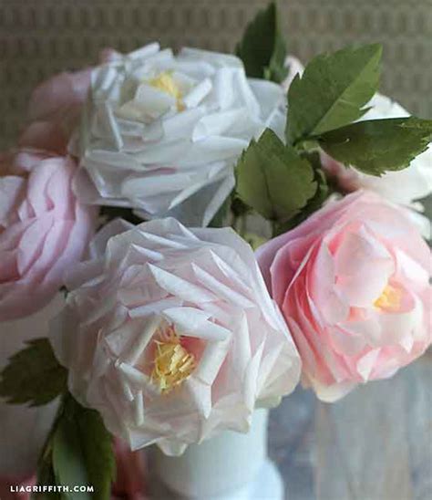 3 Easy Methods Of Making Tissue Paper Roses Tacky Living