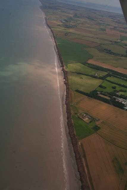 Holderness Coast Line From Grimston To © Chris Cc By Sa20