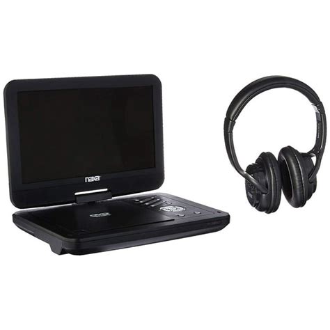 Naxa Electronics Personal Dvd Player With Bluetooth Black Npd 1004