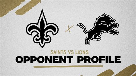 New Orleans Saints Vs Detroit Lions Nfl Week 13 2023 Opponent Profile