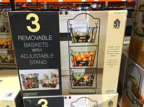 We're sharing the best costco & costco.com coupons, promo codes, and sales! Mesa Delaware Floor Standing 3 Tier Baskets - CostcoChaser