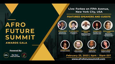Afro Future Summit Awards Gala 2023 Youtube