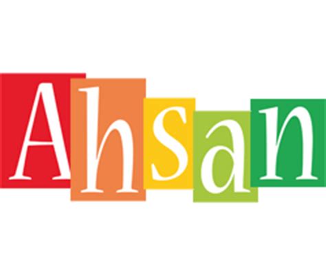 Ahsan is a muslim boy name and it is an arabic originated name with multiple meanings and the associated lucky number is 2. Ahsan Logo | Name Logo Generator - Smoothie, Summer ...