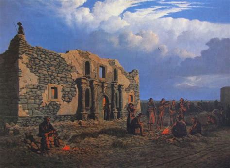 The Siege Of The Alamo Historical Art